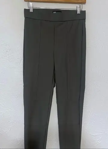 ZARA  TOPSTITCHED STIRRUP LEGGINGS Pants size M