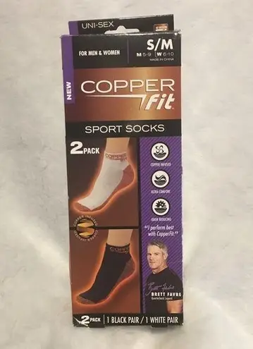 Copper fit socks one pair left size small