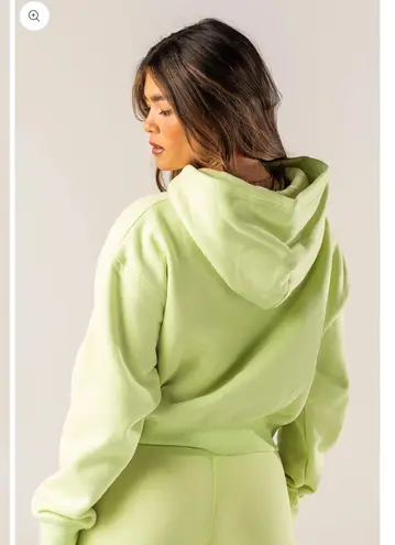 ACTA Wear Matcha Green Cropped Hoodie Sweatshirt š