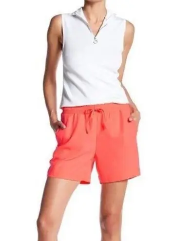 Maje Neon Pink Iris Drawstring Shorts NWT Size 1/S