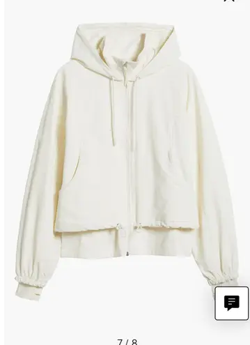 Zella White  Zip Up Workout Jacket