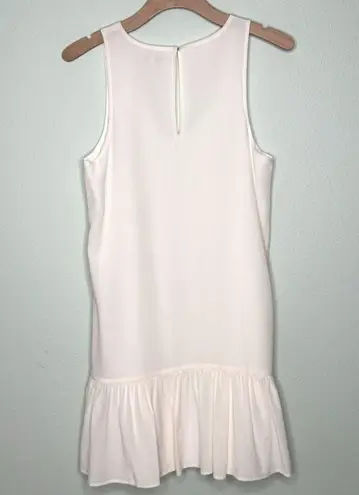 Joie  Ori D Silk Drop Waist Tank Dress in Cream Size S