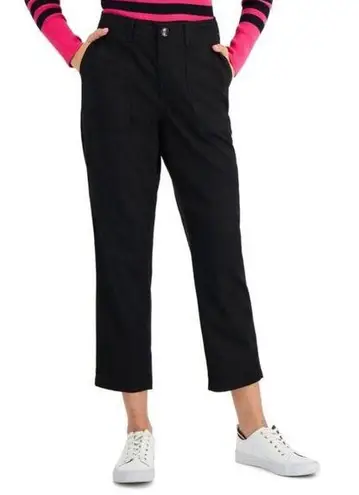 Tommy Hilfiger  Utility Crop Pants Black MEDIUM NEW