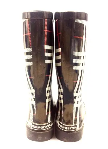 Wet Weather Rain Boots Black Size 8