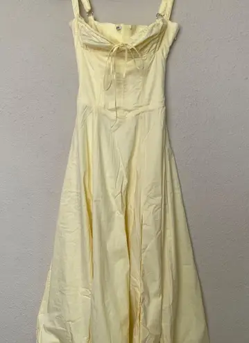 House Of CB  'Carmen' Buttercup Bustier Sundress yellow NWOT size XS