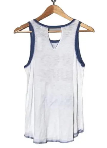 PJ Salvage Women's Size Small Red Wine and Blue White Tank Top NWT