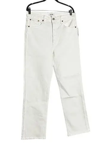 RE/DONE NWT White 90’s High Rise Loose Fit Denim Jeans Size 31