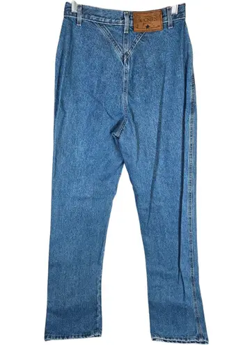 Vintage 90s Rockies Western High Rise Jeans Bareback Size 11/12 L 35" Inseam Blue