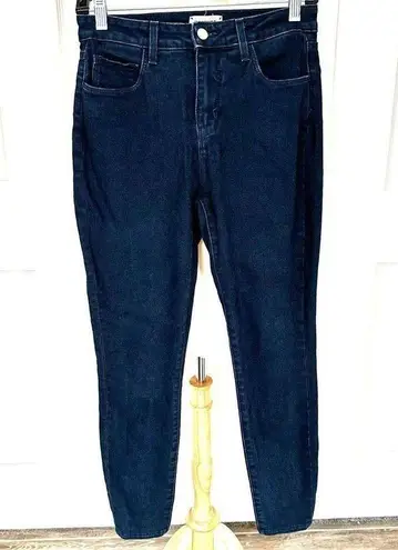 L'Agence Margot High Rise Skinny Jean In Tru Blu Size: 26