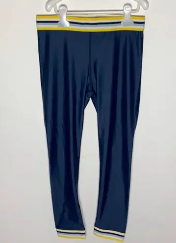 The Upside x Soulcycle yellow rainbow leggings size 10 Blue