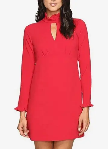 Shoshanna White Melody Keyhole Dress Size 6