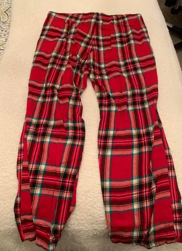 Old Navy Red  Flannel Pajama Pants - Image 1