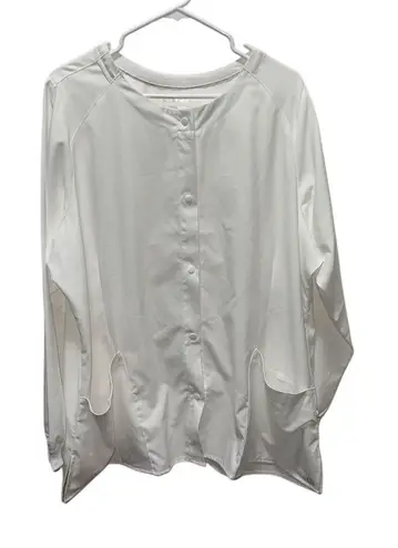 Wink White Utility Jacket Functional and Chic Size 2X