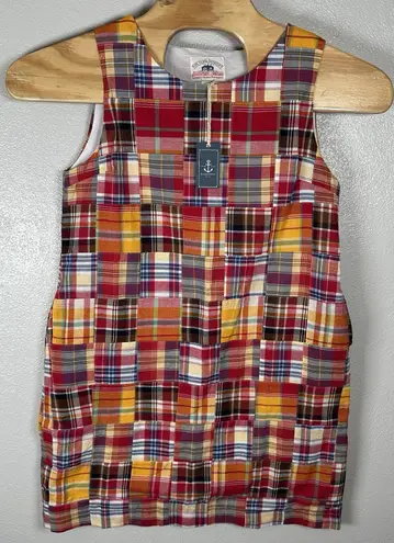 Kiel James Patrick NEW Womens 6 Summer Soirée Madras Patchwork Dress Cotton