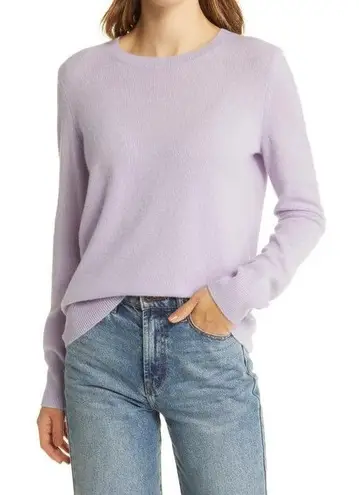C by Bloomingdales Cashmere Sweater Womens Extra Small XS serenity blue Purple