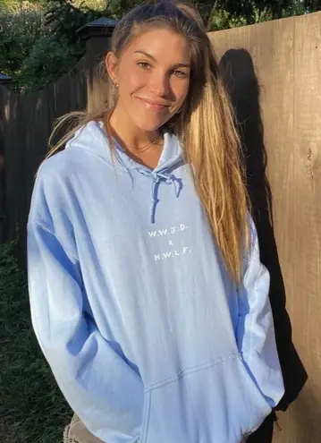 WWJD , HWLF Sweatshirt Blue - $25 (44% Off Retail) - From Lainey