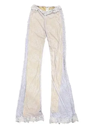 Boys Lie Lavender Lace Detail Pants, Small