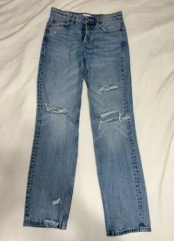 ZARA  jeans with distressing