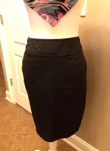 Star City Black Trouser Denim Skirt Size 5