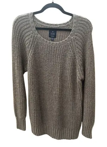 72. American Eagle Brown Knit Jegging Sweater Women’s Size XL