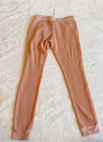 Cotton Citizen Monaco Thermal Joggers Track Pants Blush Pink Large