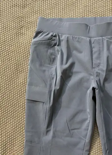 Eddie Bauer  Women's Gray Active Hiking Stretch Pullon Cargo Pants Sz 12 P NWT