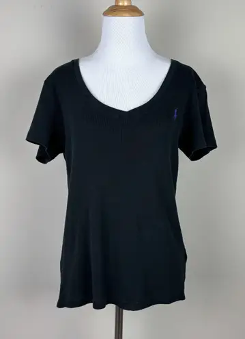 Ralph Lauren Sport Top Womens XL Black V