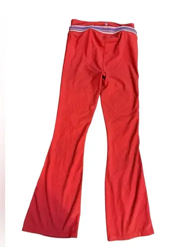 NWOT Free People FP Movement Flare
Ribbed Legging Sz M Red Size M
