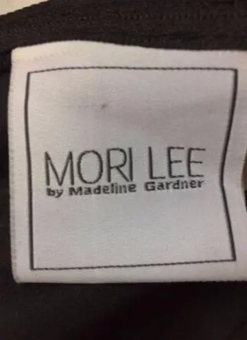 Mori Lee Dress 9 10 Flare Pink Ribbon Evening bridesmaid strapless party