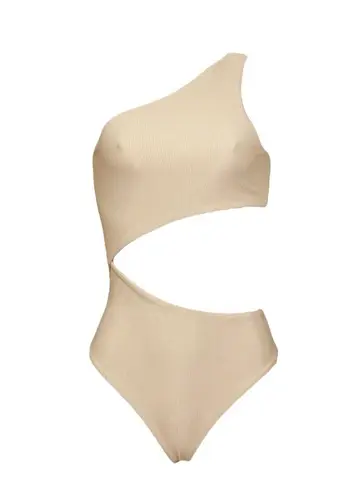 Beach Riot Celine One Piece Swim, Tan, Small