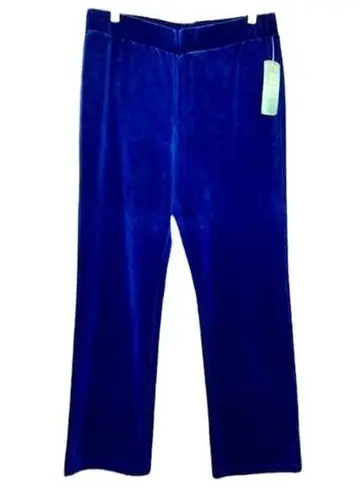 Ralph Lauren  LRL blue pull on velvet lounge straight sweatpants large NEW