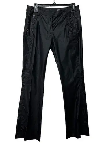 Just Cavalli Black Bootcut Trouser Pants Classic Fit Women’s Size 6