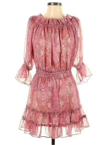 MISA Los Angeles Revolve Danae Dress in Washed Rose Lilac Pink Size Medium