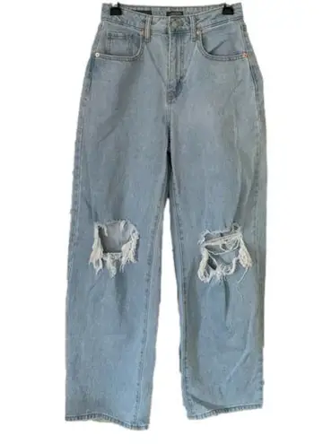 Wild Fable  Highest Rise Baggy Distressed Jeans