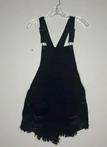 American Eagle  Black Overalls Shorts