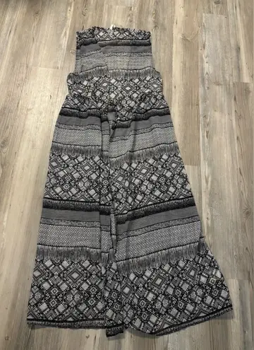 Truth Black and Gray Patterned Vest Size M