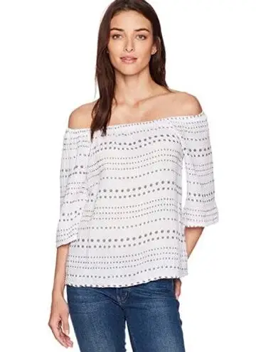 Michael Stars Daisy Off The Shoulder Top in White