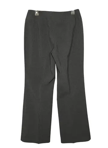 New York & Company charcoal gray City Stretch wide leg dress pants Size 8