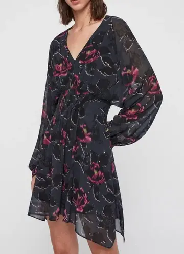 all saints nichola Rosalyn floral dress