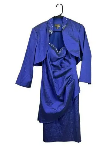 IG Nite Evening Women’s Royal Blue Elegant Short Dress Size 10