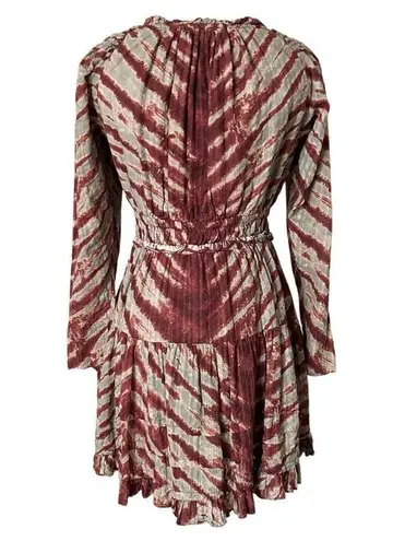 Ulla Johnson Naiara Mini Long Sleeve Dress Canyon Cotton Blend Size 4