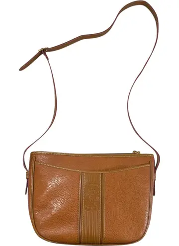 Vintage Courser Original Leather Crossbody Bag Brown Saddle Bag Equestrian Horse