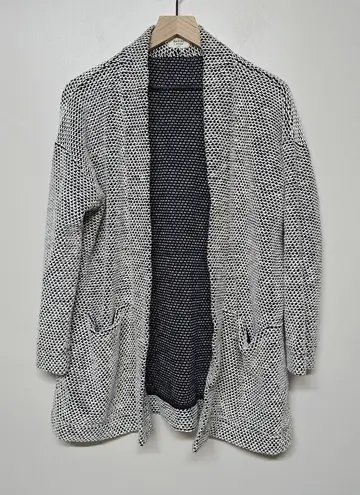 Marine layer Birdseye Blazer in Black/White Contrast Sz Large