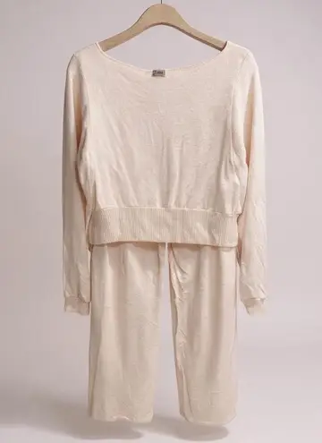 FORM For You Womens Lounge Set Knit Cardigan Pants Viscose Wool Blend Size M/L Size M