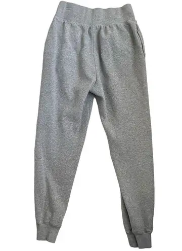 Nike  Women Joggers S Gray Tapered Leg Pull On Adjustable Leisurewear Cozy Fleece