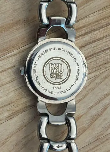 Esquire ESQ Swiss Ladies Watch Pearl Dial Stainless Bracelet Crystals