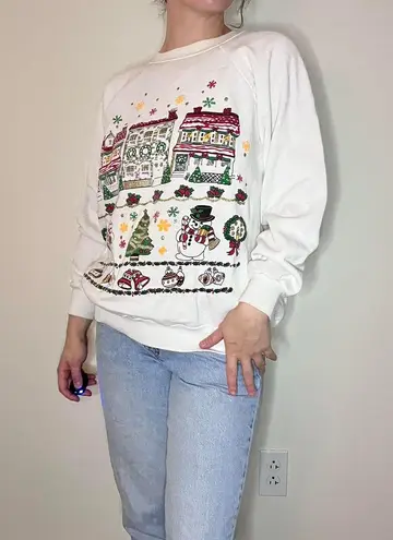 Hanes  Vintage Ugly Christmas Sweater