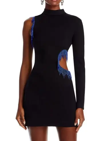 STAUD Kirsten Beaded Mini Dress in Black, Size S New w/Tag SOLD OUT!