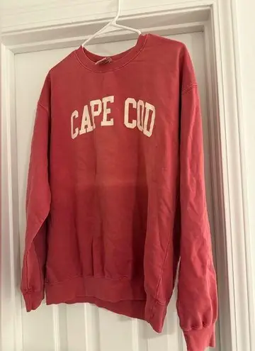 Soft As A Grape  Cape Cod Sweatshirt in red