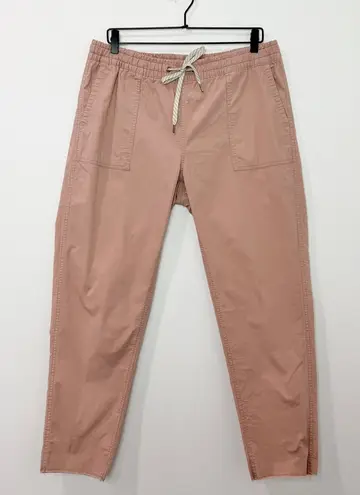 Vuori Women's Vintage Ripstop Pant in Dogwood Size Large Pull on Drawstring
